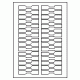 503 - Label Size 80mm x 15mm - 30 labels per sheet